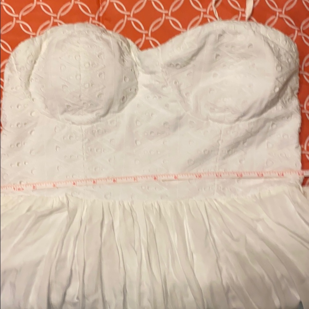 American Eagle sundress white and ombré turquoise - Picture 13 of 13